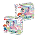 Patins Infantil Quad Princesas Tamanho Ajustável