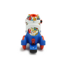 Patins Primeira Infância Roller Jr Dinossauro Tamanho Ajustável 30-33