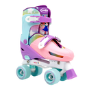 Patins Infantil Quad Princesas Tamanho Ajustável
