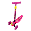 Patinete Infantil 3 Rodas Aventura Rosa LED nas Rodas