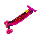 Patinete Infantil 3 Rodas Aventura Rosa LED nas Rodas