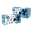 Patinete Infantil 3 Rodas Aventura Azul LED nas Rodas