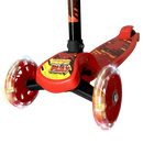 Patinete Infantil 3 Rodas Aventura Vermelho LED nas Rodas