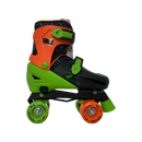 Patins Infantil Quad Dinossauro Tamanho Ajustável 35-38