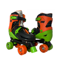 Patins Infantil Quad Dinossauro Tamanho Ajustável 35-38