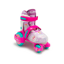 Patins Primeira Infância Roller Jr Unicórnio Tamanho Ajustável 30-33