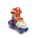 Patins Primeira Infância Roller Jr Dinossauro Tamanho Ajustável 30-33