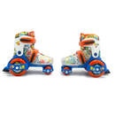 Patins Primeira Infância Roller Jr Dinossauro Tamanho Ajustável 30-33